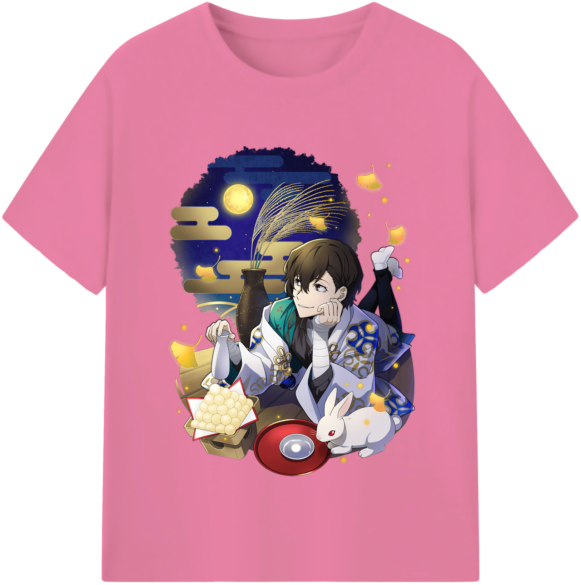 （画像用） 文豪ストレイドッグス Bungo Stray Dogs 綿100％半袖Tシャツ（フロントプリント）